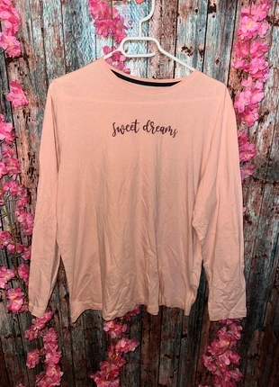 T-shirt rose Esmara “Sweet Dreams” manches longues, marque: Esmara, état: Très bon état, taille: XL / 42 / 14, 4,00 €, 4,90 € Protection acheteurs incluse