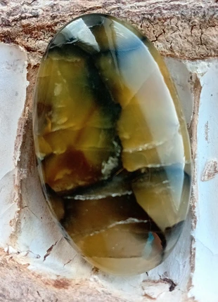 Cabochon nellit pietersite, brand: Mineralogie, condizioni: Ottime, €6.00, €7.00 include la Protezione acquisti