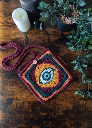 Devil eye pouch | Bolsito ojo, brand: Handmade, condizioni: Nuovo con cartellino, €12.00, €13.30 include la Protezione acquisti