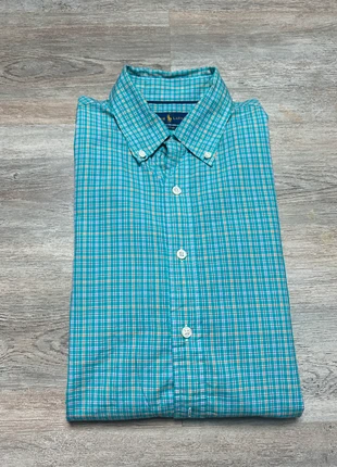 Chemise Ralph Lauren manche longue couleur bleu à carreaux taille M neuf dans étiquette, marca: Ralph Lauren, estado: Nuevo sin etiquetas, tamaño: M, 25,00 €, 26,95 € Protección al comprador Pro incluida