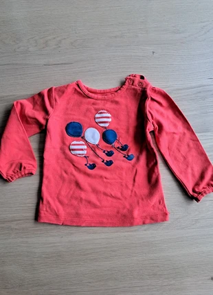 Rood t shirt lange mouw Jbc., marque: JBC, état: Très bon état, taille: 6-9 mois / 68 cm, 1,50 €, 2,28 € Protection acheteurs incluse