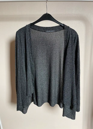 Gilet à paillettes gris foncé, marque: inconnue, état: Neuf sans étiquette, taille: L / 40 / 12, 3,50 €, 4,38 € Protection acheteurs incluse