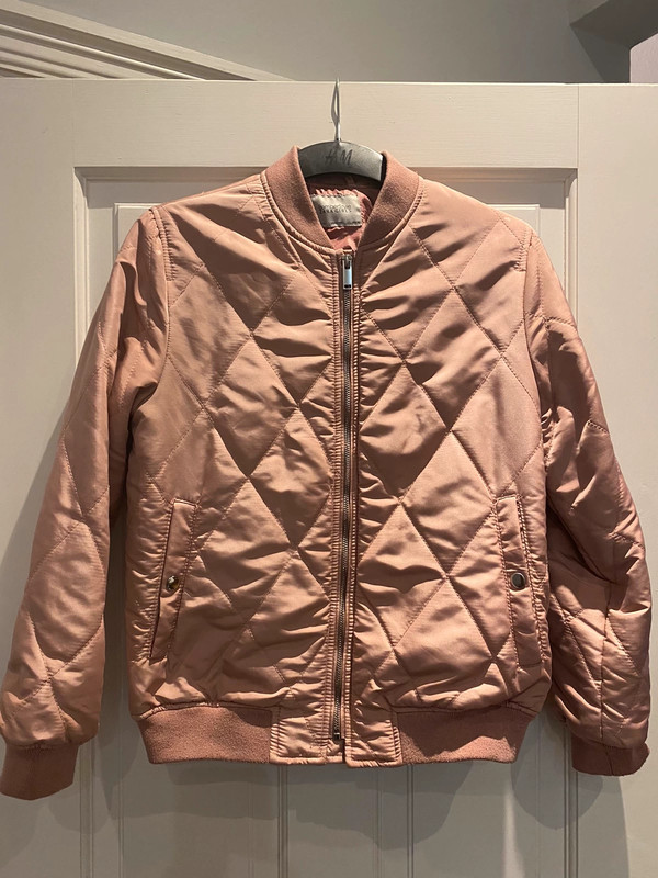 Pale pink girls bomber jacket Vinted