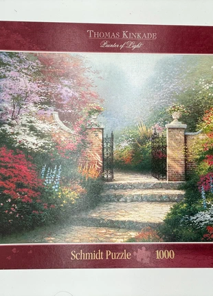 Puzzle 1000 pièces - "The Victorian Garden" de Schmidt, merk: Schmidt, staat: Heel goed, € 7,00, € 8,05 inclusief Kopersbescherming Pro