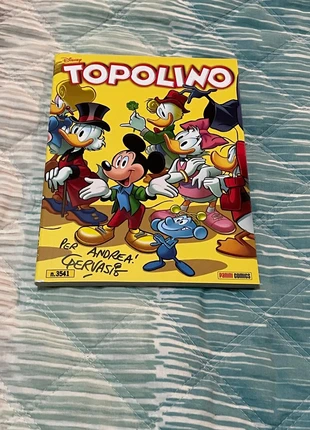 Topolino n. 3541 variant, autografo Marco Gervasio, edizione speciale XXXI Romics 2023, staat: Heel goed, € 15,00, € 16,45 inclusief Kopersbescherming