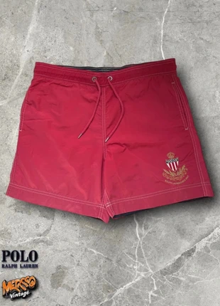 Polo Ralph Lauren Swimsuit Short Red Bordeaux Old Money Style Y2K, marca: Ralph Lauren, estado: Muy bueno, tamaño: S, 24,50 €, 26,43 € Protección al comprador incluida
