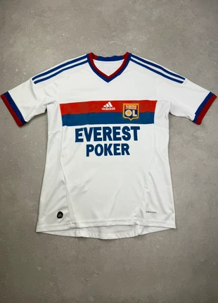 Maillot Olympique Lyonnais - Saison 2010/11 - Adidas - Blanc - Taille S, marke: Olympique Lyonnais, zustand: Gut, größe: S / 36 / 8, 22,00 €, 23,80 € inklusive Vinted-Käuferschutz