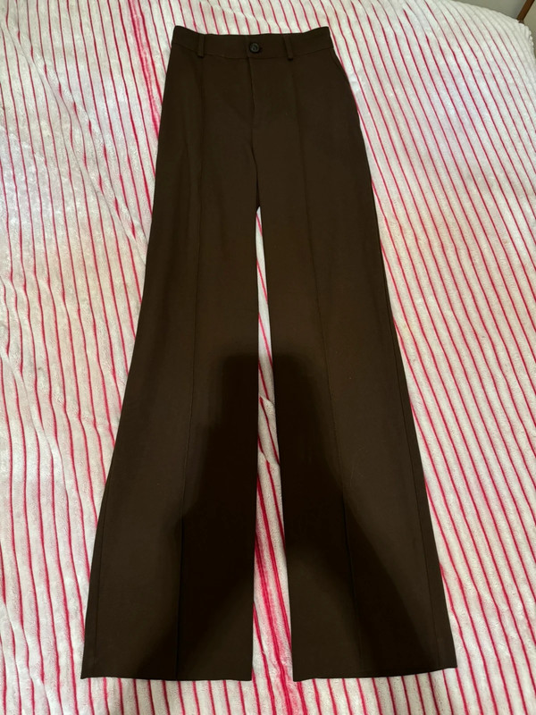 Pantalon jambe large coupe tailleur 1