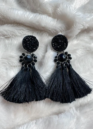 Boucle d’oreille noir, marca: Noir, estado: Bom, €2.00, €2.80 inclui Proteção do Comprador