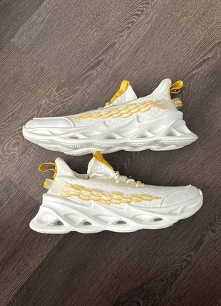 Men’s Chunky Sole Mesh Trainers – White & Yellow – UK 11, brand: Casual Wear, condition: Very good, size: 11, £10.99, £12.24 includes Buyer Protection