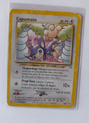 carte pokemon capumain 26/111, marque: Pokémon, état: Bon état, taille: 8 ans / 128 cm, 5,00 €, 5,95 € Protection acheteurs incluse