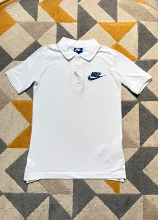 Polo Nike Blanc, brand: Nike, condizioni: Ottime, taglia: 8 anni / 128 cm, €12.90, €14.25 include la Protezione acquisti Pro