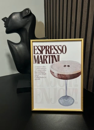 Espresso martini - framed poster, brand: Espresso, condition: New without tags, £11.99, £13.29 includes Buyer Protection