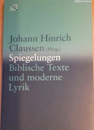 Livre Allemand - Spiegelungen. Biblische Texte und moderne Lyrik, état: Bon état, 6,00 €, 7,00 € Protection acheteurs incluse