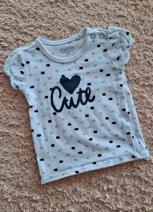 Newborn shirt maat 62, merk: New Born, staat: Heel goed, maat: 3-6 maanden / 62 cm, € 2,00, € 2,80 inclusief Kopersbescherming