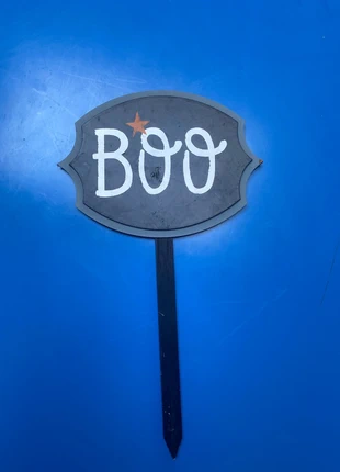 Halloween boo sign, brand: Target, condition: Very good, £2.00, £2.80 includes Buyer Protection
