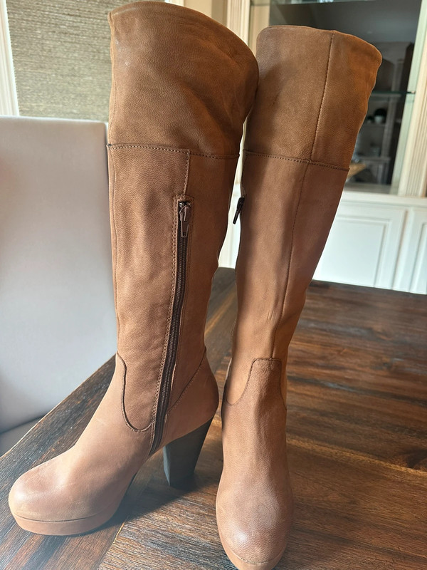 Steve Madden leather knee high boots Vinted