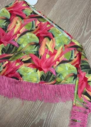 Floral tassel cover up, condition: New with tags, size: One size, £5.00, £5.95 includes Buyer Protection