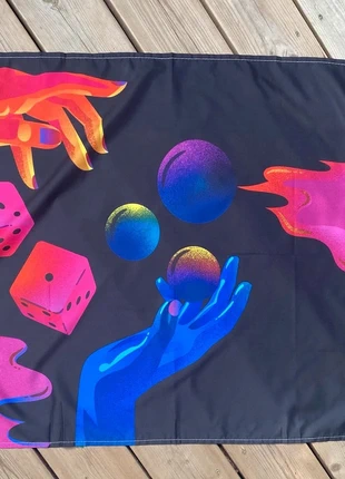 Tapisserie motifs création  psychédélique spirituel ambiance cosmique, marca: Fait Main, estado: Muito bom, €19.00, €20.65 inclui Proteção do Comprador Pro