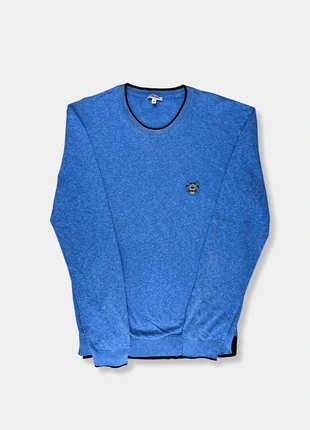 Pull en maille Kenzo bleu avec logo brodé – taille M, brand: Kenzo, condizioni: Ottime, taglia: M, €20.00, €21.70 include la Protezione acquisti Pro