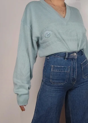 Pull laine bleu Vintage 80s 90s taille S/M, brand: Vintage, condition: Very good, size: M / 38 / 10, €15.00, €16.45 includes Buyer Protection Pro
