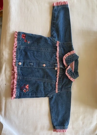 Veste en jean , merk: Kimbaloo, staat: Heel goed, maat: 3-6 maanden / 62 cm, € 1,50, € 2,28 inclusief Kopersbescherming