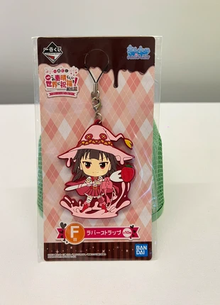 Konosuba Rubber Strap Keychain – Megumin Strawberry Wizard Ichiban Kuji Bandai F Prize, brand: Konosuba Megumin, condition: Very good, £8.00, £9.10 includes Buyer Protection