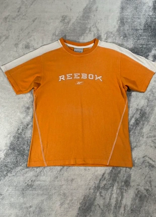 T shirt reebok vintage orange bandes blanches équiv xs s adulte, brand: Reebok, condizioni: Ottime, taglia: XS, €27.99, €30.09 include la Protezione acquisti Pro