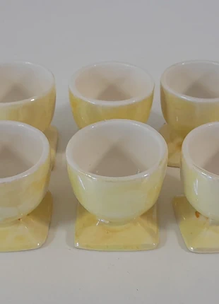set of 6 vintage Czechoslovakia porcelain egg cups / tableware / kitchenware, état: Très bon état, 13,00 €, 14,35 € Protection acheteurs (Pro) incluse