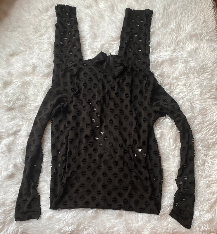 NWOT Mesh onesie jumpsuit Sz M/L 4