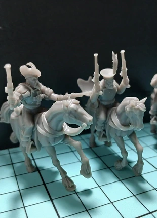 3 Pistoleros / pistoliers a caballo, état: Très bon état, taille: Taille unique, 10,00 €, 11,20 € Protection acheteurs incluse