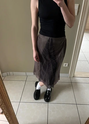 Bruine rok - Vintage Y2K, marque: Vintage, état: Très bon état, taille: XXL / 44 / 16, 8,00 €, 9,10 € Protection acheteurs incluse