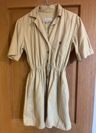 Vintage safari dress with pockets, brand: Vintage Dressing, condition: Good, size: S / 8, £8.00, £9.10 includes Buyer Protection