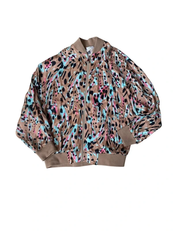 Veste légère motif animalier multicolor Senes taille XL