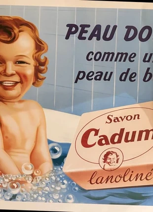 Peau Douce - Cadum - Affiche - 50x70cm, brand: clouet, condition: New without tags, €18.40, €20.02 includes Buyer Protection Pro