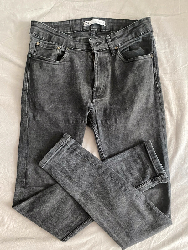 Zara jean 2025 noir homme