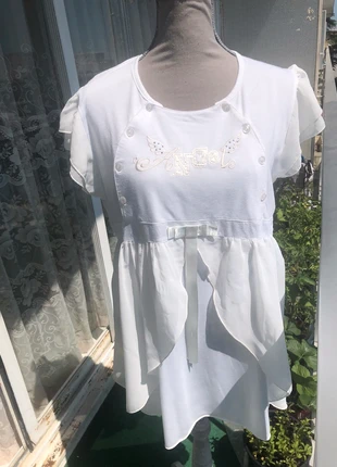 Maternité femme Ensemble pyjama blanc taille: XL, marca: koza luks, estado: Muy bueno, tamaño: XL / 42 / 14, 22,00 €, 23,80 € Protección al comprador incluida