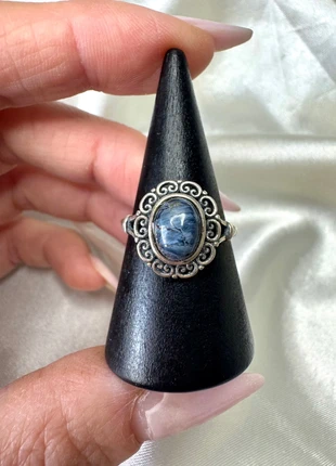 Adjustable silver ring with Pietersite stone, brand: Silver, condition: New without tags, size: Adjustable, £15.00, £16.45 includes Buyer Protection