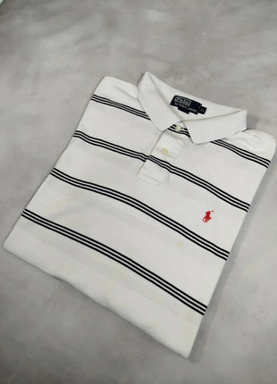 Polo/ T-shirt manche courte Ralph Lauren à rayure broderie rouge XL Homme, marque: Ralph Lauren, état: Bon état, taille: XL, 14,00 €, 15,40 € Protection acheteurs (Pro) incluse