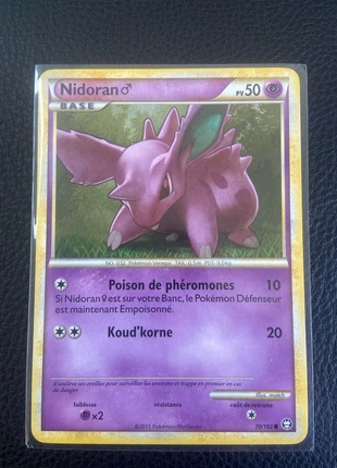 Nidoran 70/102 hgss triomphe, brand: Pokémon, condition: Very good, €1.50, €2.28 includes Buyer Protection Pro