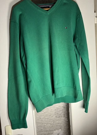 Sweat / Pull Tommy Hilfiger Col V 100% Coton | Vert Logo brodé Taille XXL, marque: Tommy Hilfiger, état: Très bon état, taille: XXL, 15,99 €, 17,49 € Protection acheteurs incluse