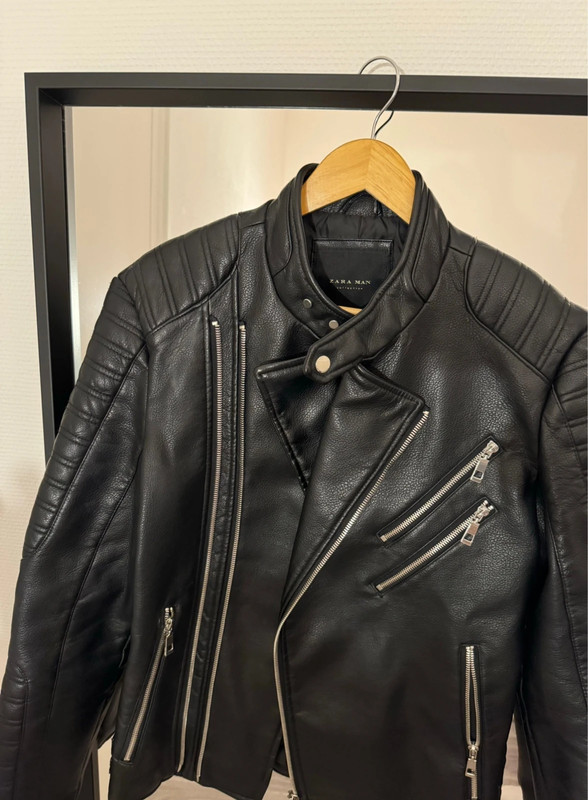 Veste en cuir Zara 1