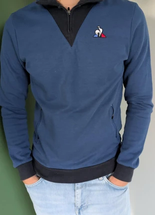 Quart Zip Bleu Le Coq Sportif Taille S - Logo Brodé, marke: Le Coq Sportif, zustand: Sehr gut, größe: S, 18,00 €, 19,60 € inklusive Vinted-Käuferschutz