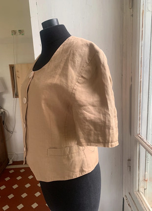 Petite veste vintage 100% lin