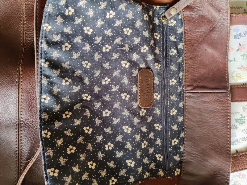 Fat face leather bag sale