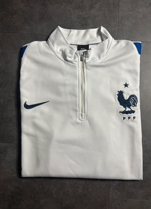 Veste manche longue Nike entraînement foot équipe de France FFR - blanc - très bon état - taille XL, marque: Nike, état: Très bon état, taille: XL, 15,00 €, 16,45 € Protection acheteurs (Pro) incluse