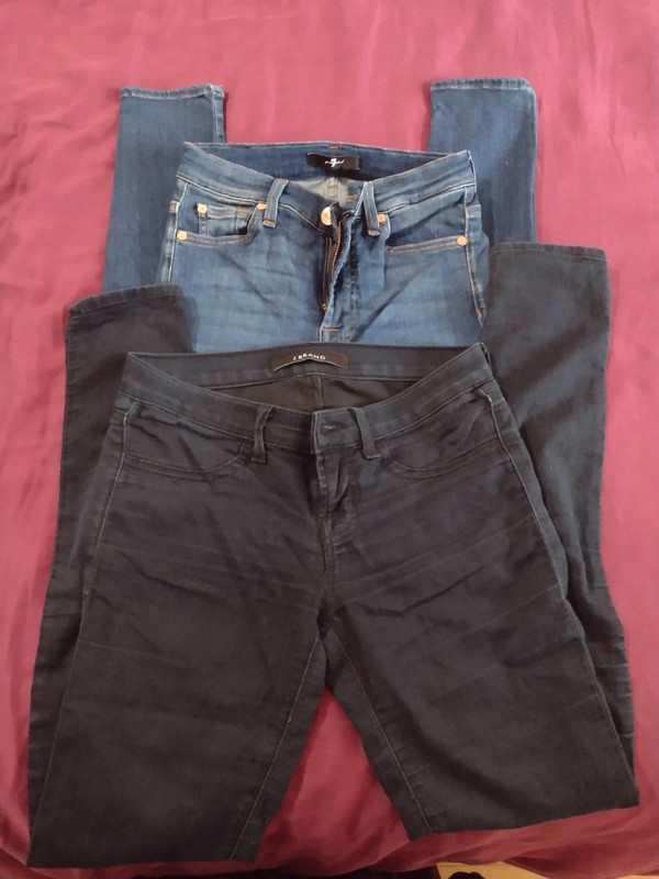 Lot de 2 jeans skinny taille 34