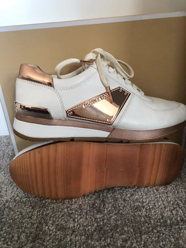 Michael kors clearance rose gold trainers