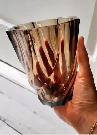 Luminarc vaas, kristal, rookglas, vintage , marque: Luminarc, état: Très bon état, 14,00 €, 15,40 € Protection acheteurs incluse