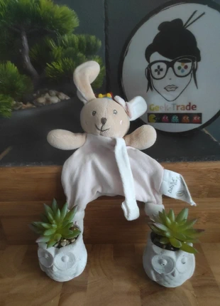 Doudou Knuffel Lapin Rose Attache Tétine BN0580 Plat Mouchoir #geektradedoudou, brand: Baby Nat, condition: Very good, size: One size, €15.00, €16.45 includes Buyer Protection Pro